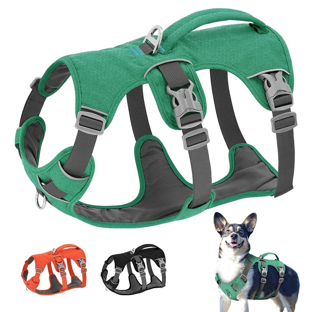 Comfort Control Reflective Dog Harness Adjustable Vest With Handle 0