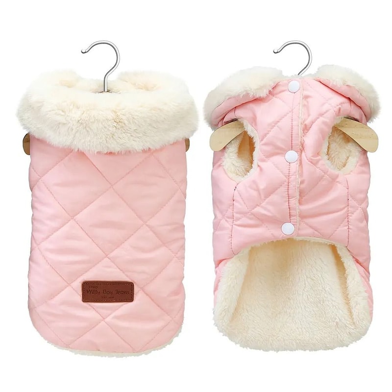 Soft Warm Winter Pet Jacket Vest For Dogs And Cats 2