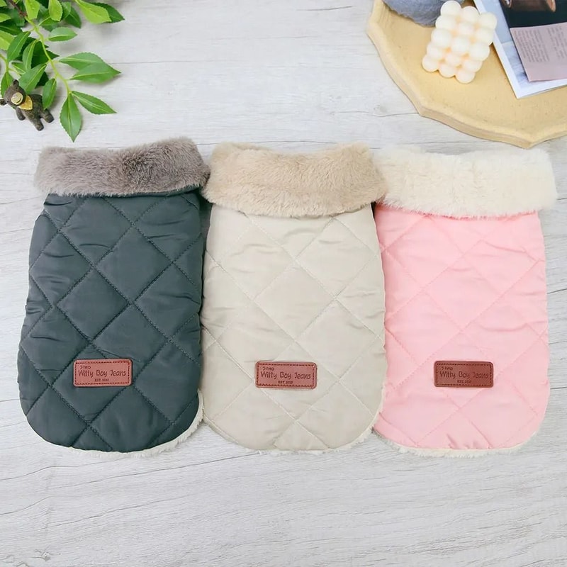 Soft Warm Winter Pet Jacket Vest For Dogs And Cats 4