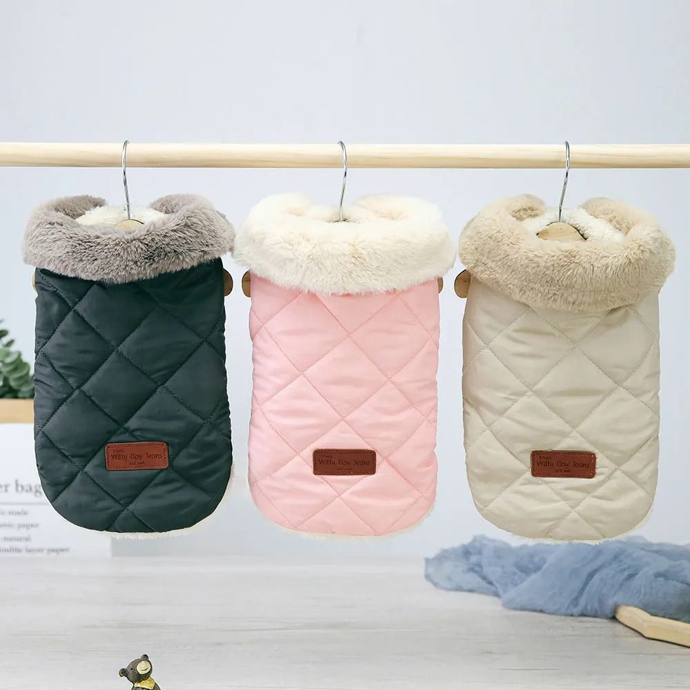 Soft Warm Winter Pet Jacket Vest For Dogs And Cats 0