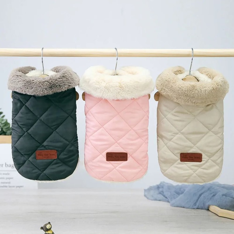 Soft Warm Winter Pet Jacket Vest For Dogs And Cats 0