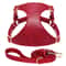 Soft Genuine Leather Dog Harness And Leash Set For Small Medium Pets 1