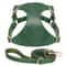 Soft Genuine Leather Dog Harness And Leash Set For Small Medium Pets 4