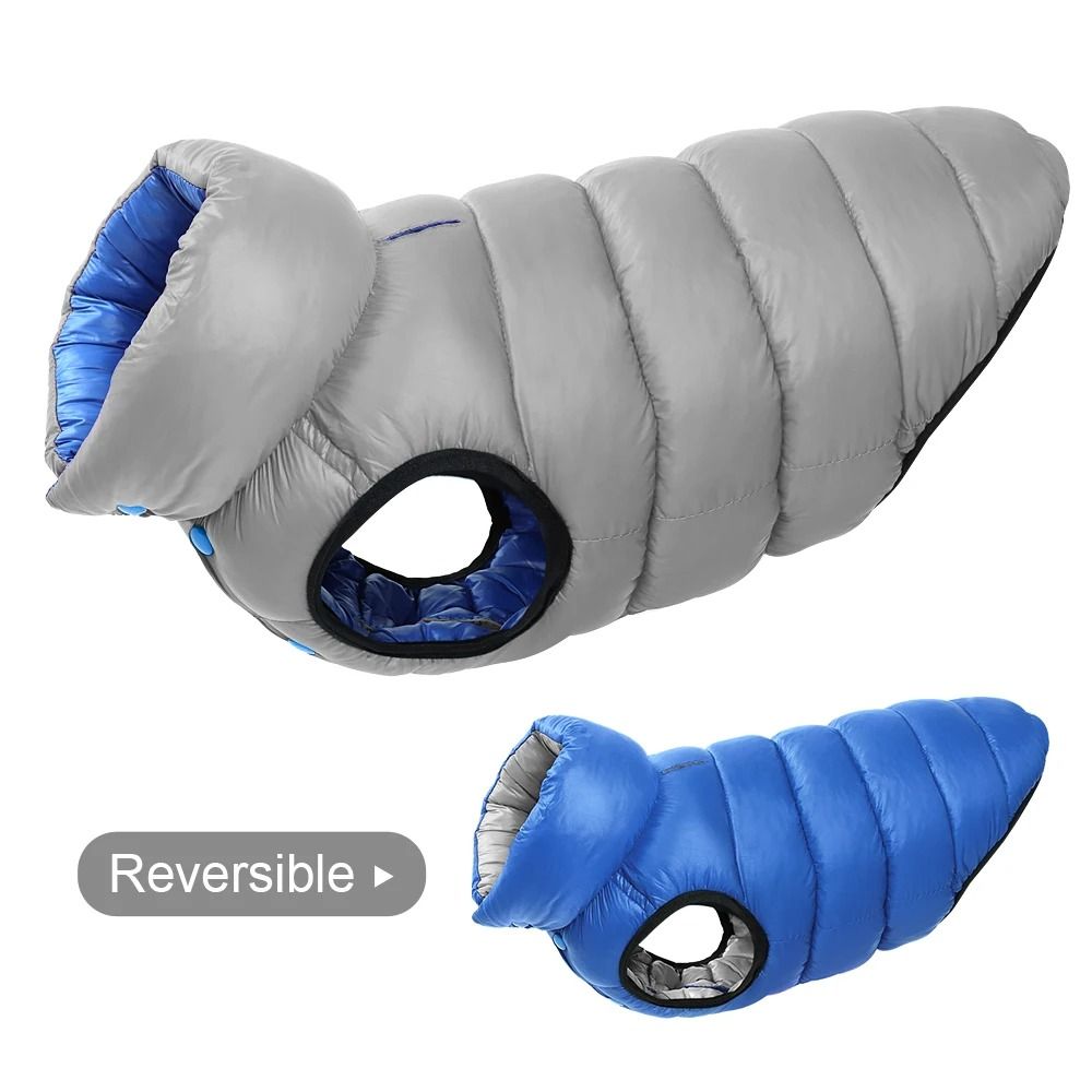 Reversible Waterproof Winter Dog Jacket Thick Warm Pet Coat 1