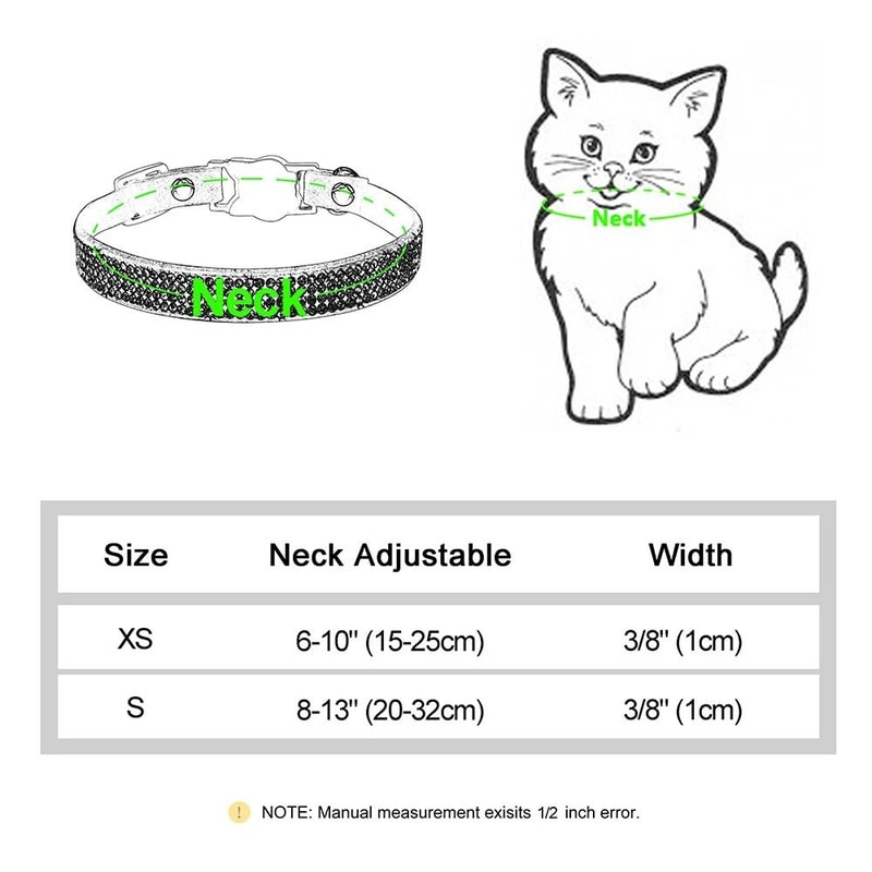 Suede Leather Rhinestone Cat Collar With Bell Breakaway 10