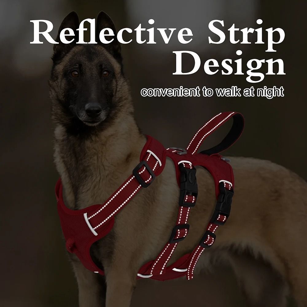 Waterproof Reflective Padded Dog Harness For Medium Large Dogs 3