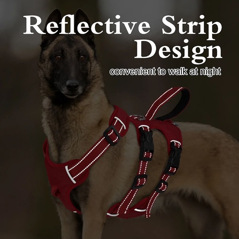 Waterproof Reflective Padded Dog Harness For Medium Large Dogs 3