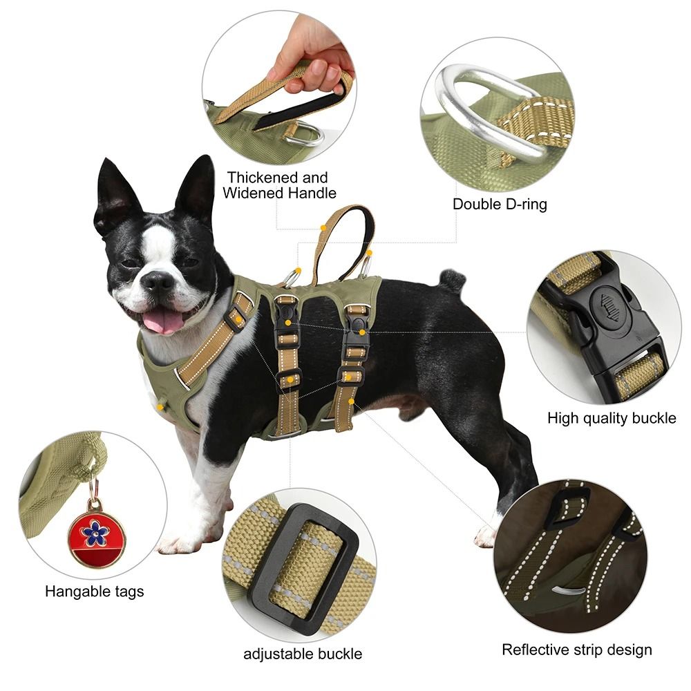 Waterproof Reflective Padded Dog Harness For Medium Large Dogs 5
