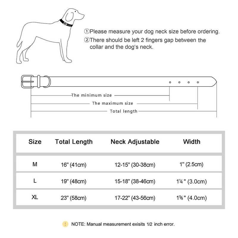 Spiked Leather Dog Collar For Strong And Stylish Dogs 8