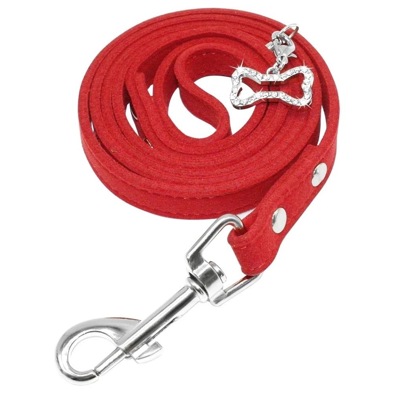 Soft Suede Leather Dog Leash For Small Dogs And Cats 6