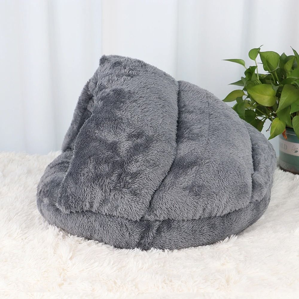Warm Fleece Pet Bed Cozy Nest For Cats And Small Dogs 5