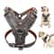 Durable Leather Dog Training Harness With Control Handle For Large Dogs 0