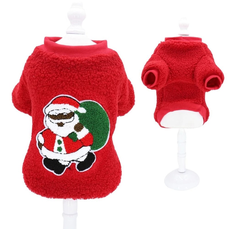 Cute Christmas Pet Outfit Winter Coat For Small And Medium Dogs 1