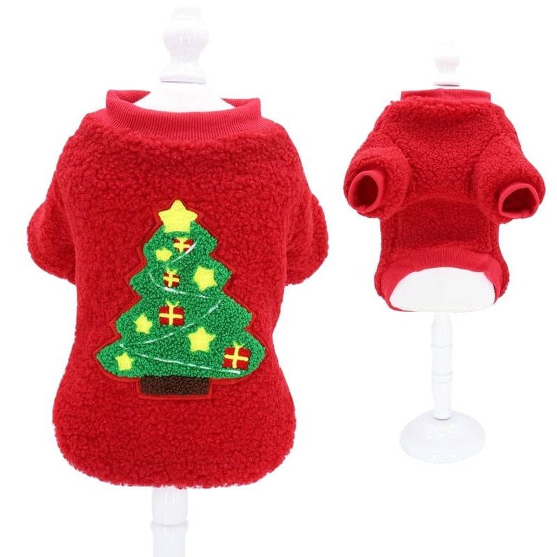 Cute Christmas Pet Outfit Winter Coat For Small And Medium Dogs 2