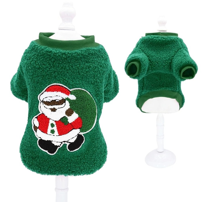 Cute Christmas Pet Outfit Winter Coat For Small And Medium Dogs 4