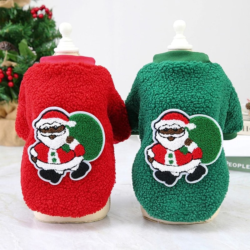 Cute Christmas Pet Outfit Winter Coat For Small And Medium Dogs 8