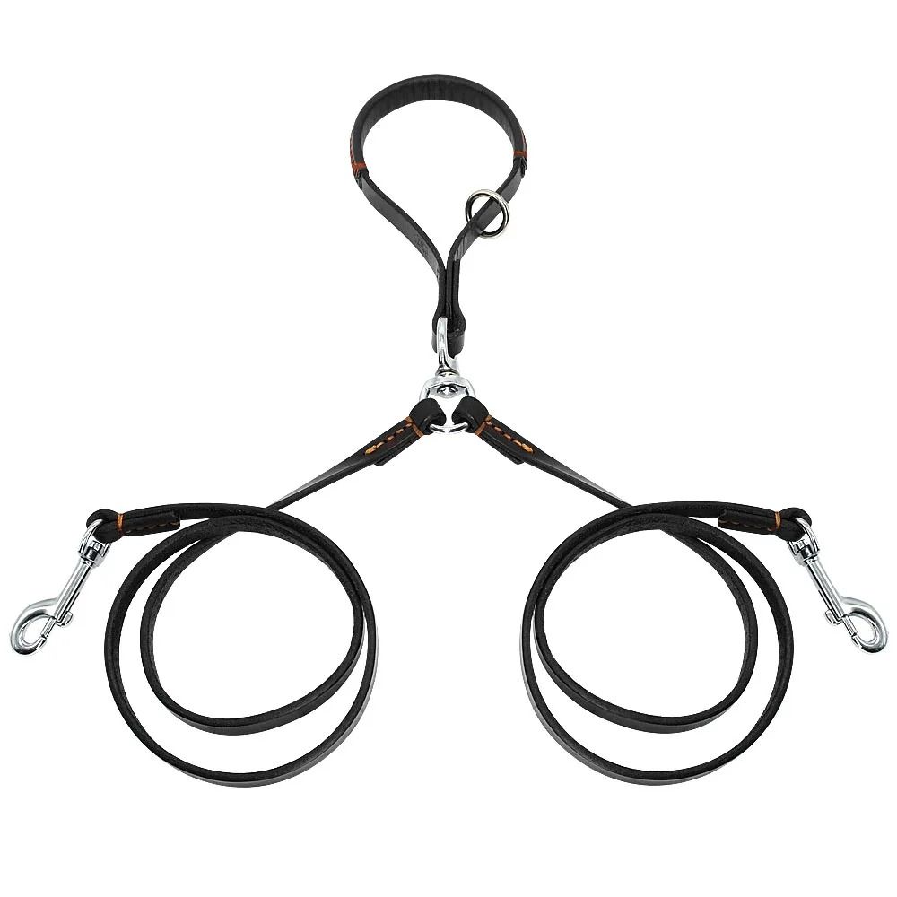 Two Way No Tangle Double Dog Leash For Walking And Training 1