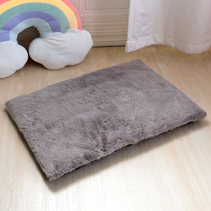 Soft Thick Washable Dog Bed Mat With Removable Cushion 1