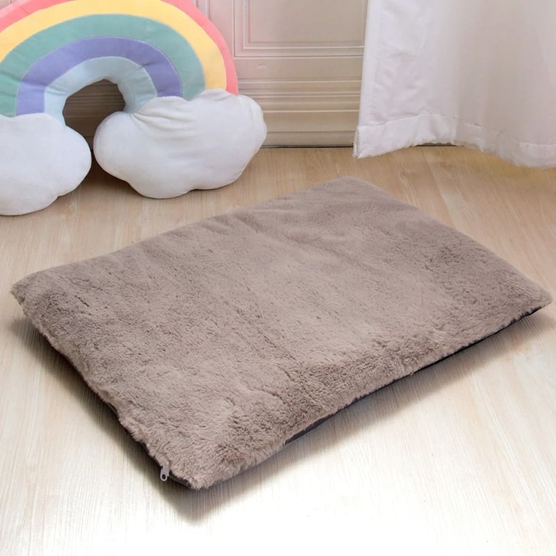 Soft Thick Washable Dog Bed Mat With Removable Cushion 2