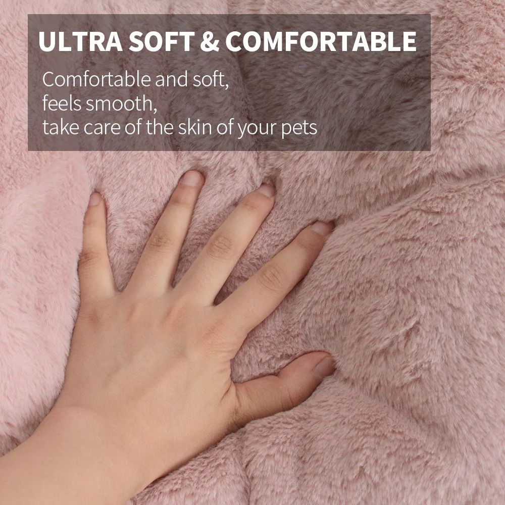 Soft Thick Washable Dog Bed Mat With Removable Cushion 5