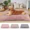 Soft Thick Washable Dog Bed Mat With Removable Cushion 0