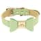 Personalized PU Leather Dog Collar With Engraved Name And Cute Bow For Small Medium And Large Dogs 6