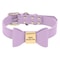 Personalized PU Leather Dog Collar With Engraved Name And Cute Bow For Small Medium And Large Dogs 10