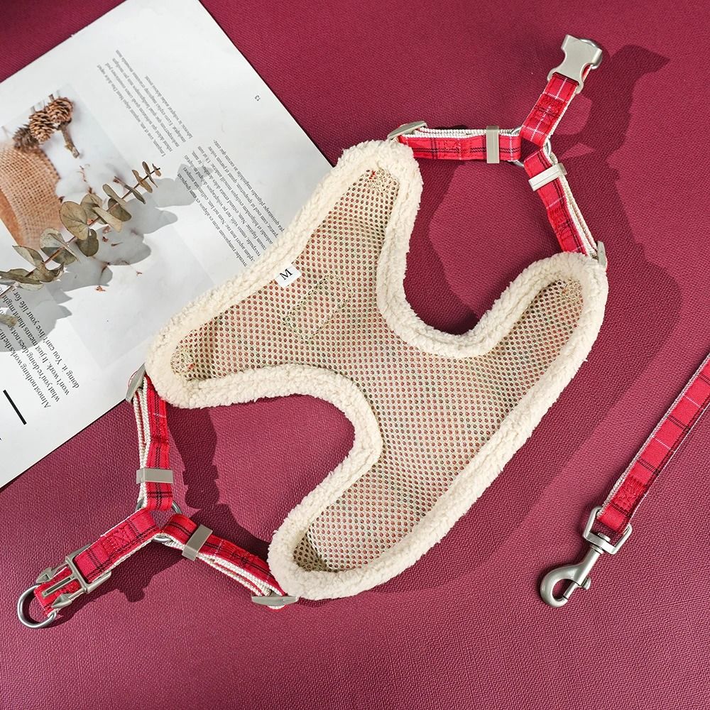 Winter Warm Dog Harness And Leash Set With Storage Bag For Small And Medium Dogs 7