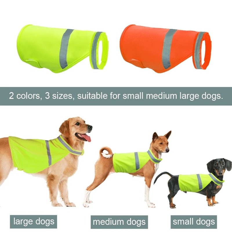 Reflective Waterproof Dog Vest For Night Safety And High Visibility Walking 5