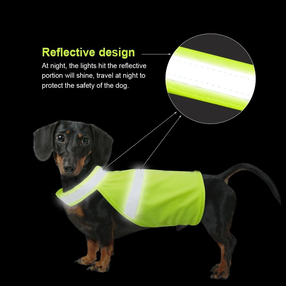 Reflective Waterproof Dog Vest For Night Safety And High Visibility Walking 7