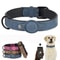 Adjustable PU Leather Dog Collar With Anti Lost Tag For Small And Medium Dogs 0