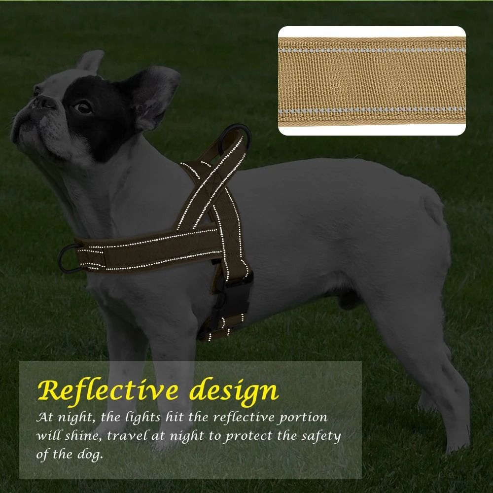Reflective No Pull Tactical Dog Harness Padded Vest For Small Medium And Large Dogs 12