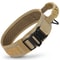Durable Nylon Tactical Dog Collar With Handle And Reflective Design For Medium And Large Dogs 2