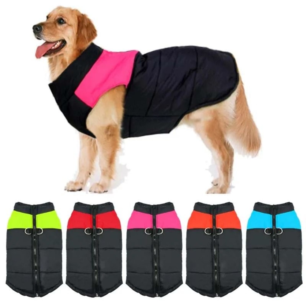 Waterproof Winter Dog Jacket Warm Vest Coat For Medium And Large Dogs 4