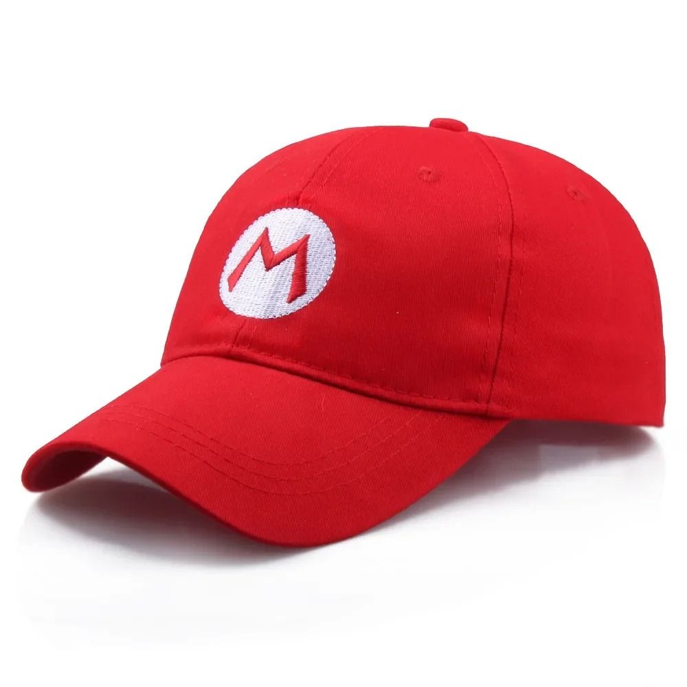 Mario Inspired Embroidered Baseball Cap Adjustable Cartoon Gaming Hat 3
