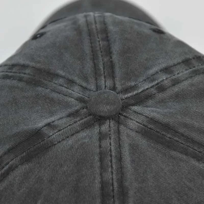 Washed Cotton Baseball Cap With Embroidered Letter Adjustable Dad Hat For Men And Women 10