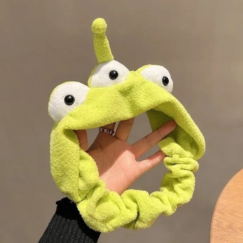 Toy Story Alien Plush Hairband Cute Cartoon Face Washing Headband 1