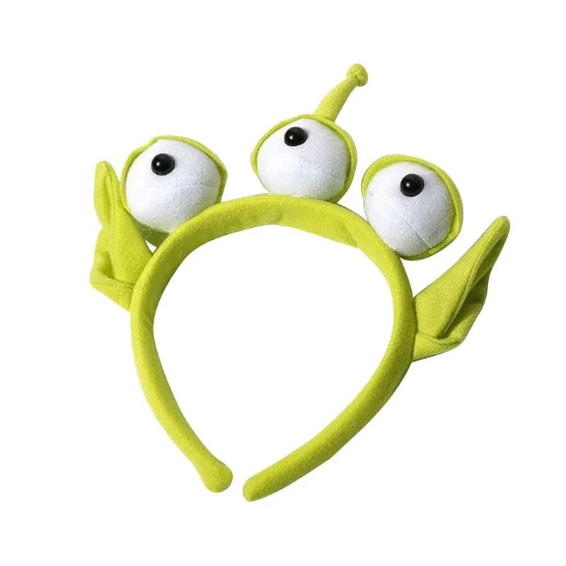 Toy Story Alien Plush Hairband Cute Cartoon Face Washing Headband 0