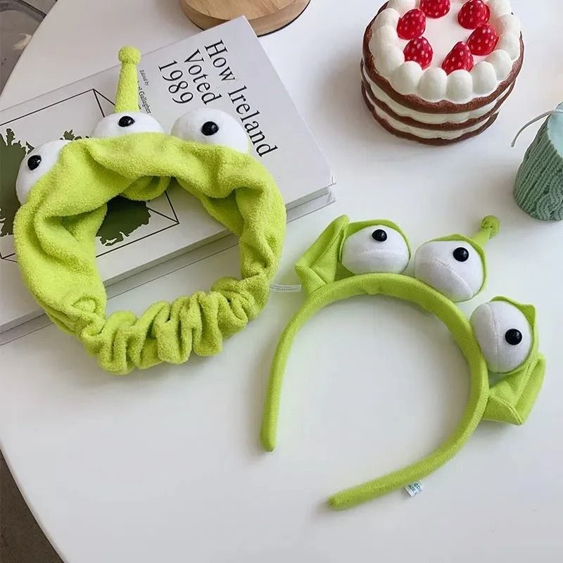 Toy Story Alien Plush Hairband Cute Cartoon Face Washing Headband 5