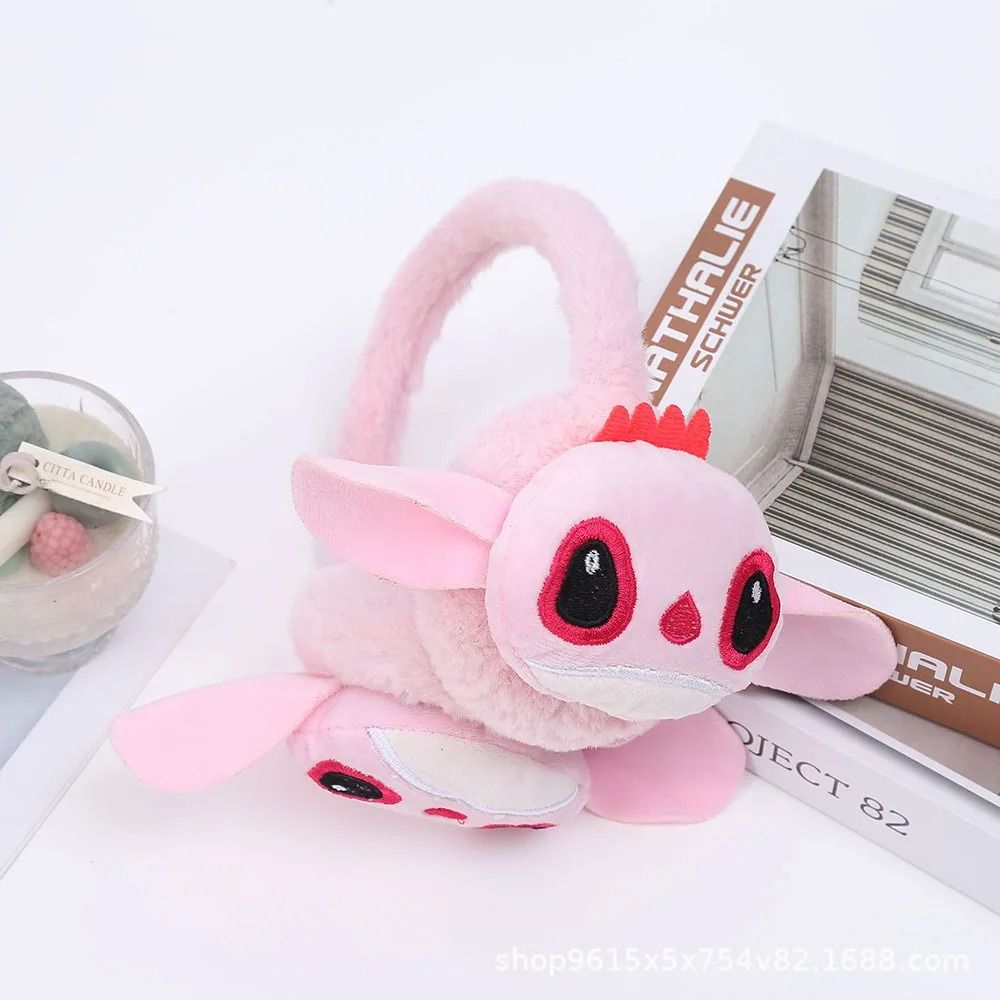 Stitch Inspired Soft Winter Scarf Ear Warmer Cute Cartoon Neck Wrap 4