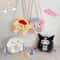 Cute Plush Cartoon Crossbody Bag And Cosmetic Storage Pouch For Women And Girls 0