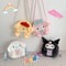 Cute Plush Cartoon Crossbody Bag And Cosmetic Storage Pouch For Women And Girls 0