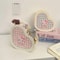 Cute Cartoon Heart Desktop Storage Box Makeup Brush And Stationery Organizer 7