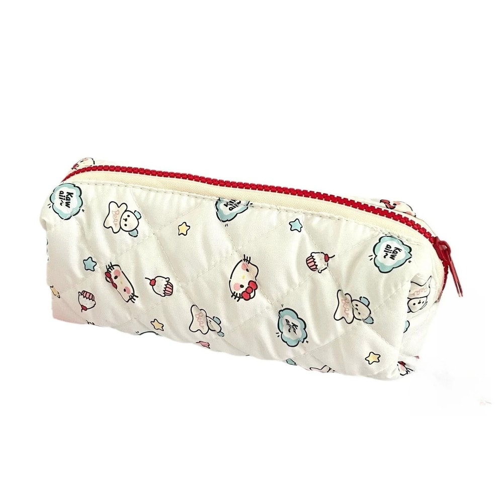 Hello Kitty Large Capacity Cute Cartoon Makeup And Stationery Storage Bag 1