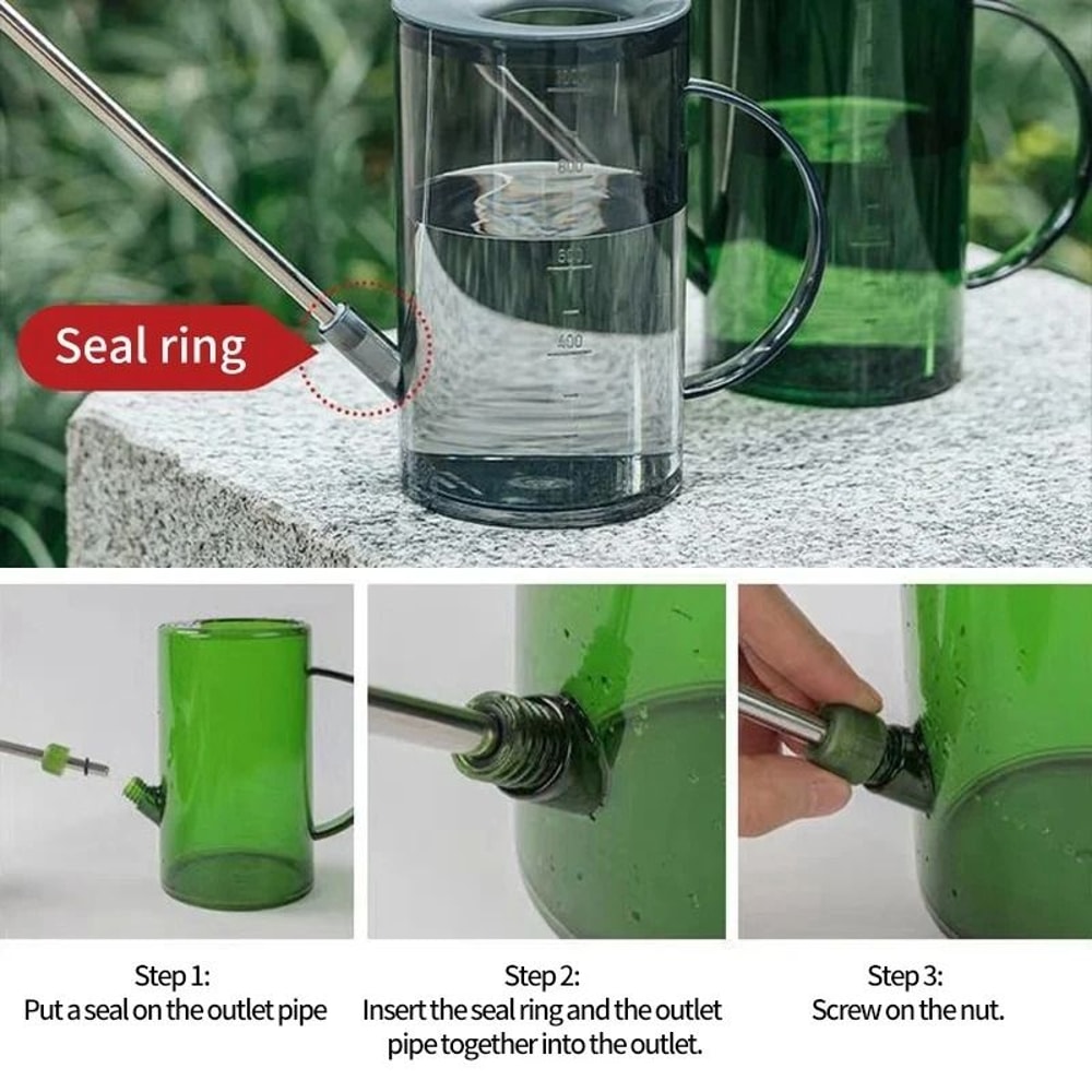 Long Spout Watering Can With Garden Shovel Set For Indoor And Outdoor Plants 17