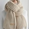 Chunky Cable Knit Winter Scarf Thick Warm Long Wrap For Men And Women 10