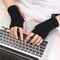 Warm Velvet Half Finger Gloves Open Finger Winter Gloves For Women 9