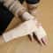 Warm Velvet Half Finger Gloves Open Finger Winter Gloves For Women 5
