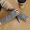 Warm Velvet Half Finger Gloves Open Finger Winter Gloves For Women 3