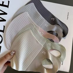 ice silk sun protection face mask cooling summer sunscreen mask for women